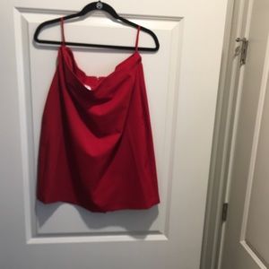 Red Pencil Skirt